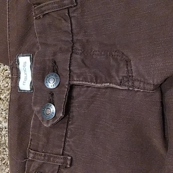 Brown maurices jeans,low rise,very comfortable, in good pre-owned condition, - Picture 5 of 7